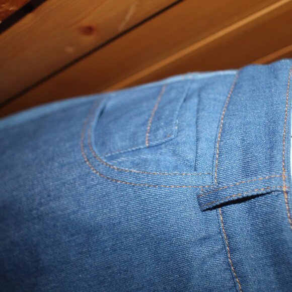 Shein X Patchwork 5 pocket Jeans Crop NWT Size M - Picture 4 of 11